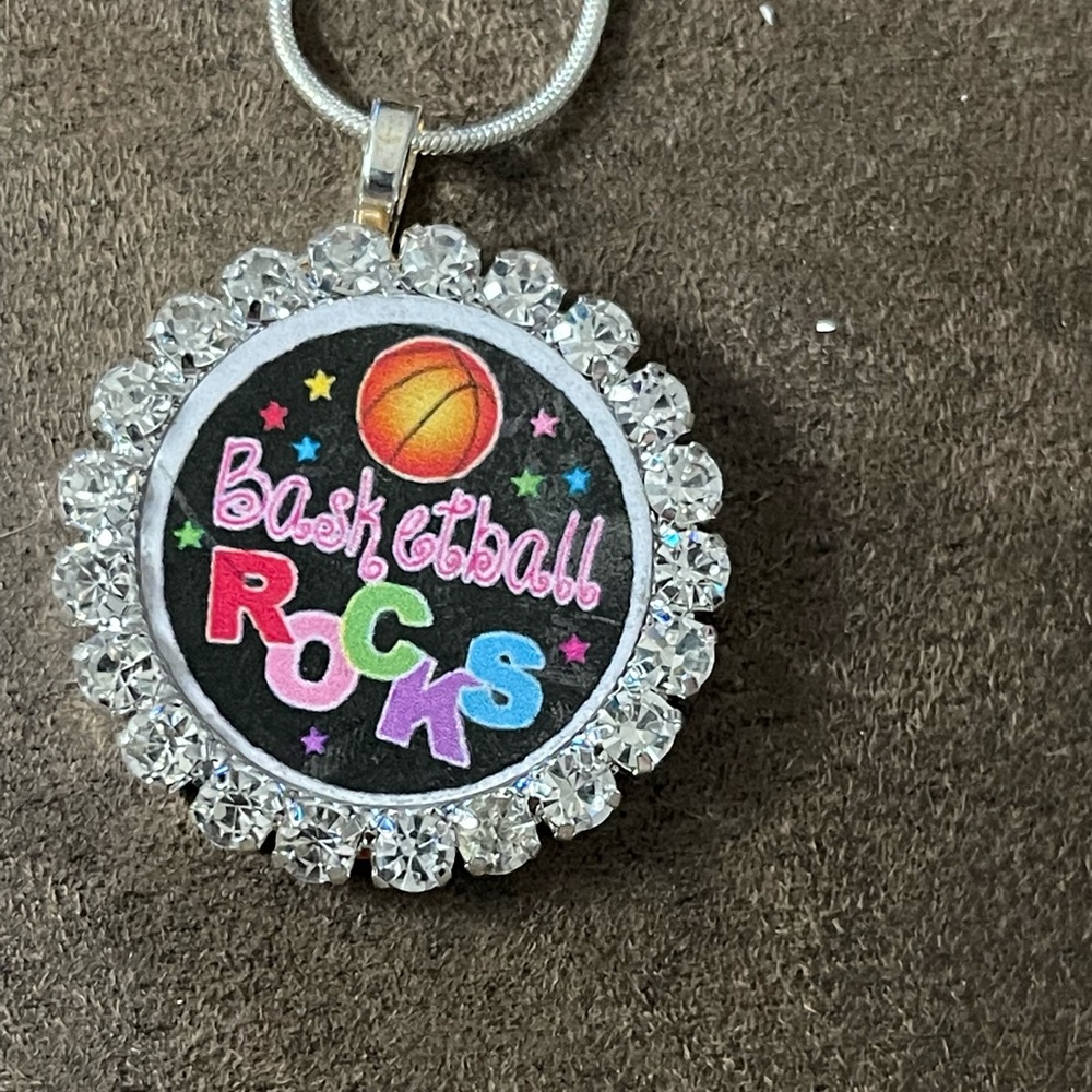 Basketball necklace